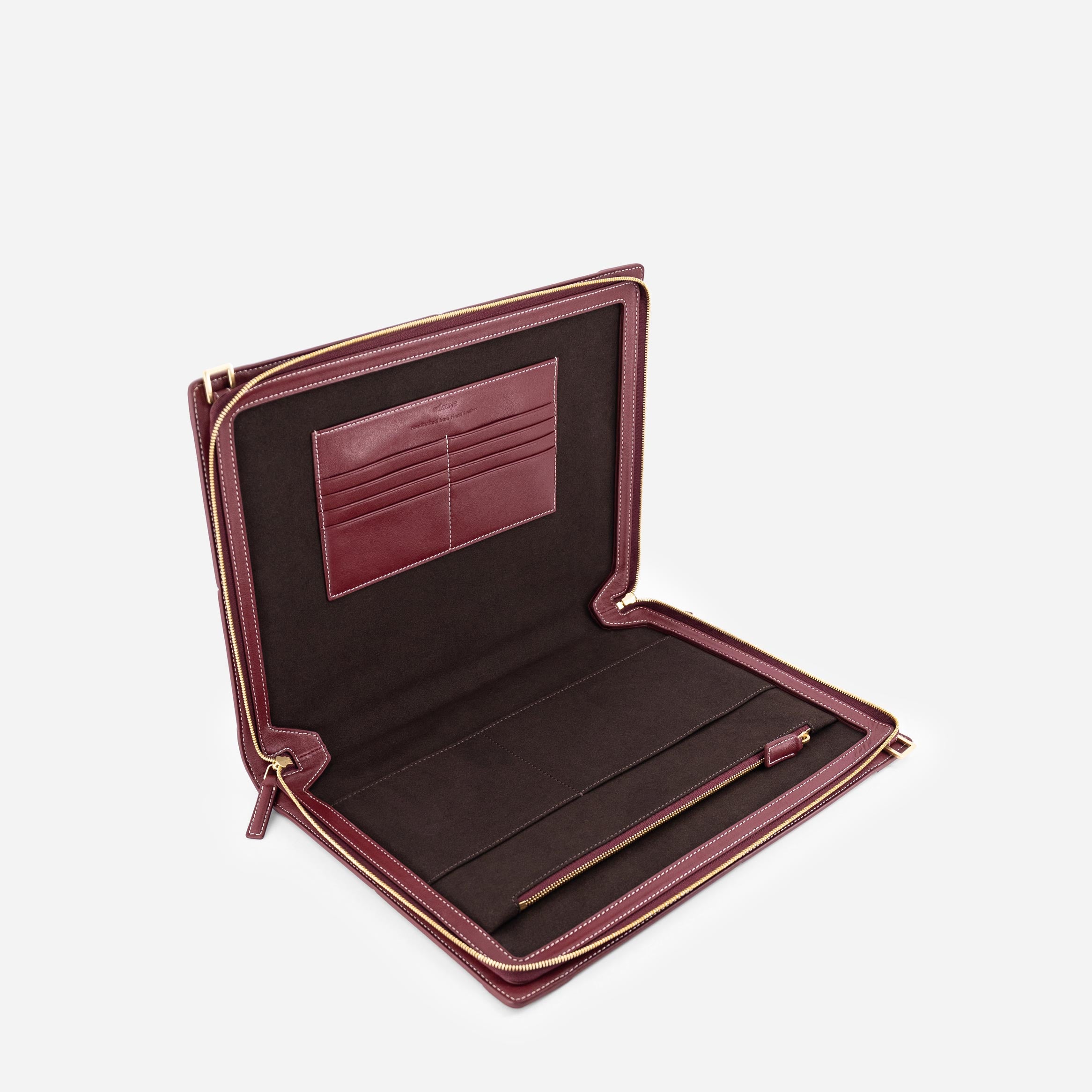 Atlas Clutch - Bordeaux