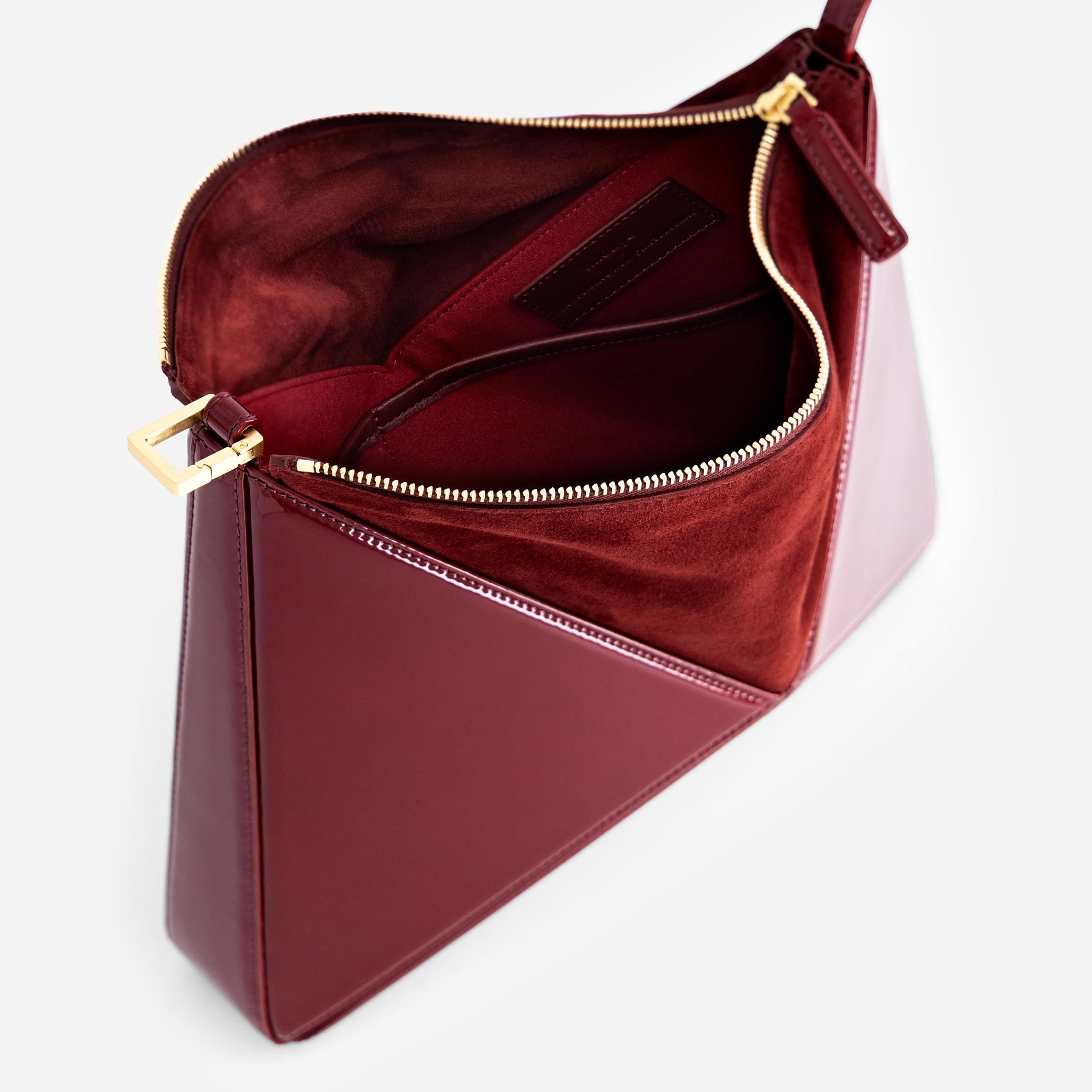 Flex Bag - Patent Bordeaux