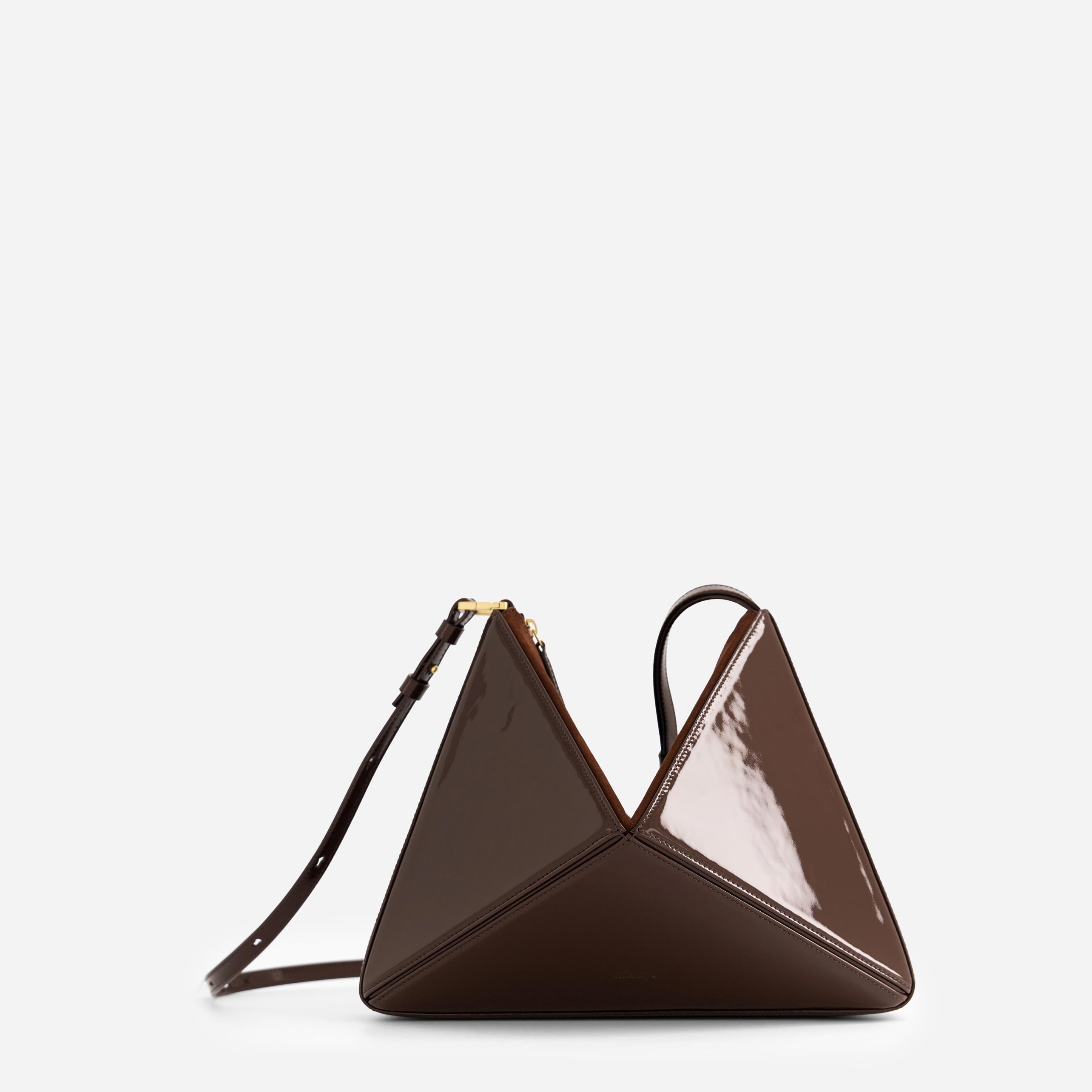 Flex Bag - Patent Brown