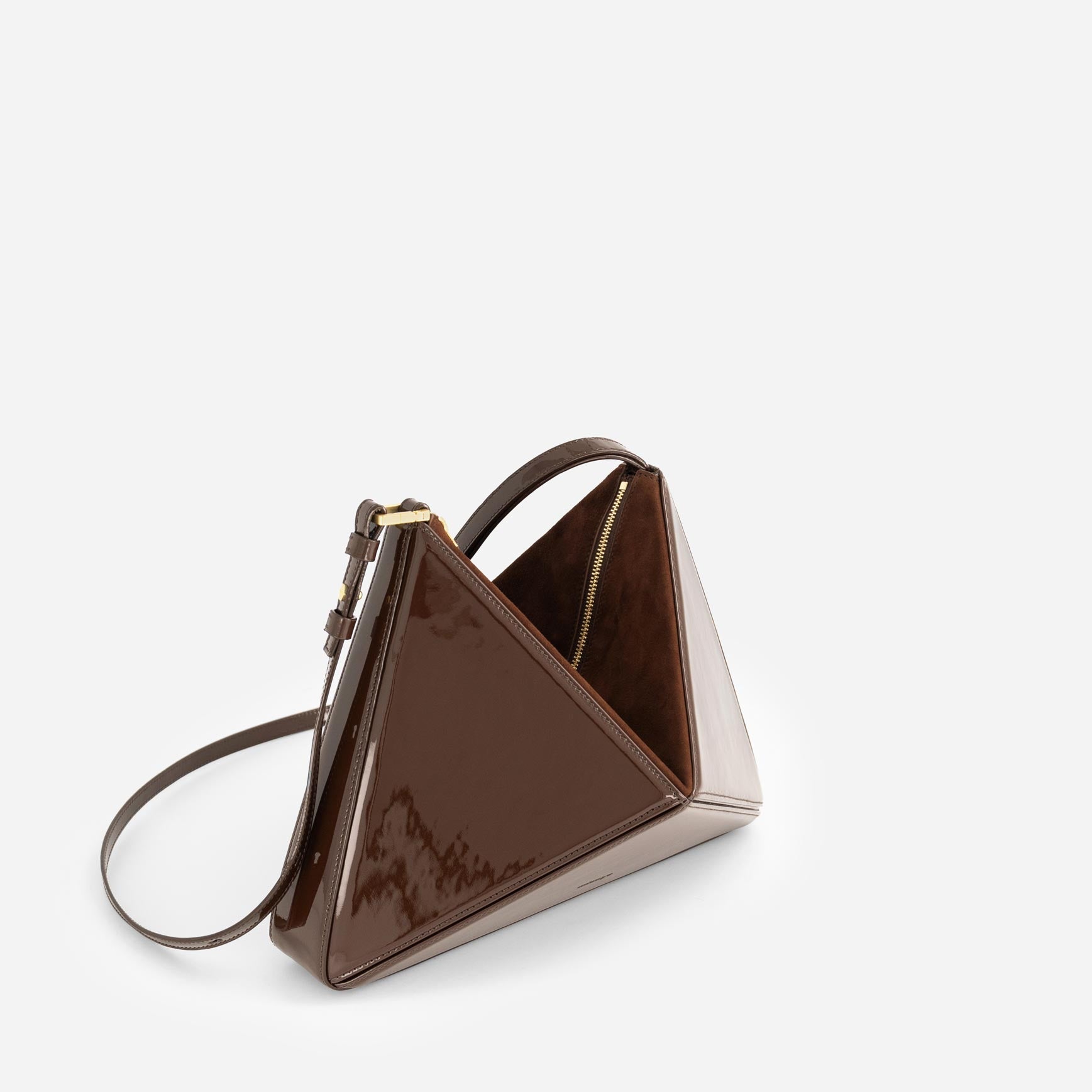 Flex Bag - Patent Brown