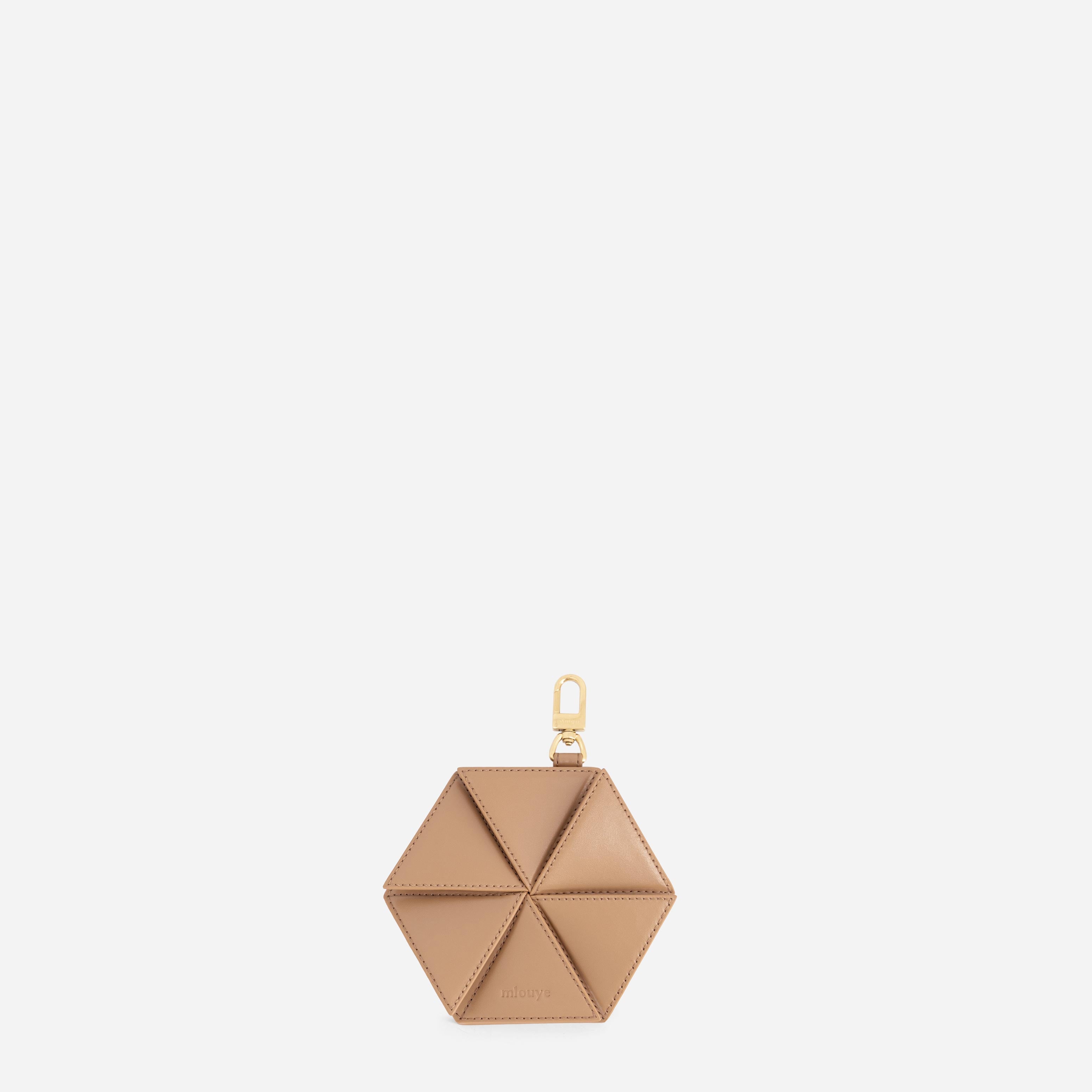 Hexagon Charm - Latte