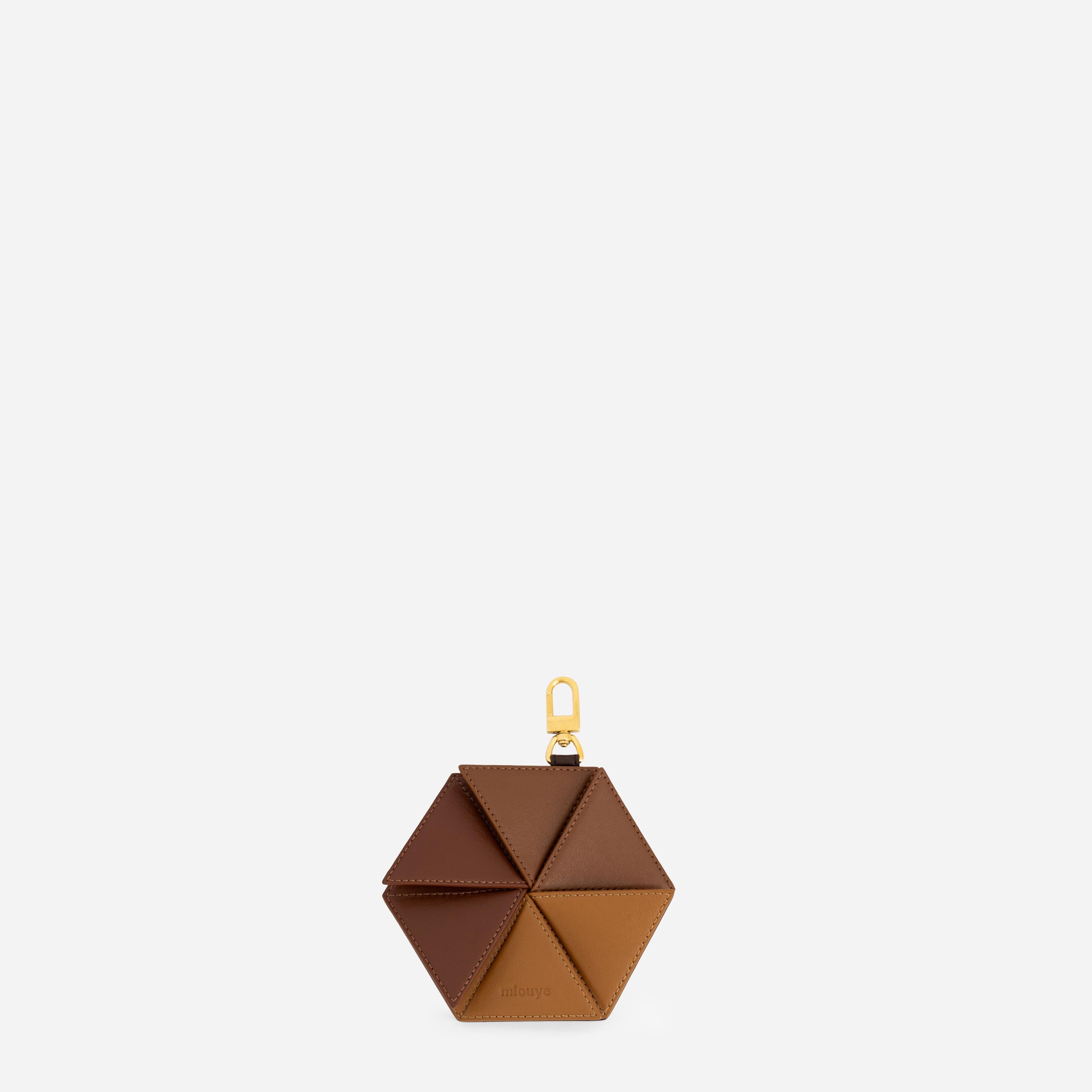 Hexagon Charm - Praline