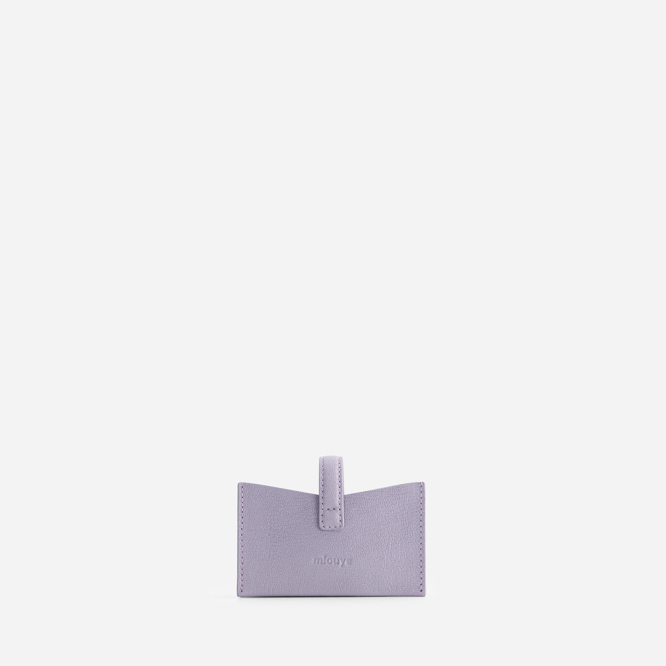 Isla Cardholder - Chèvre Smoky Plum