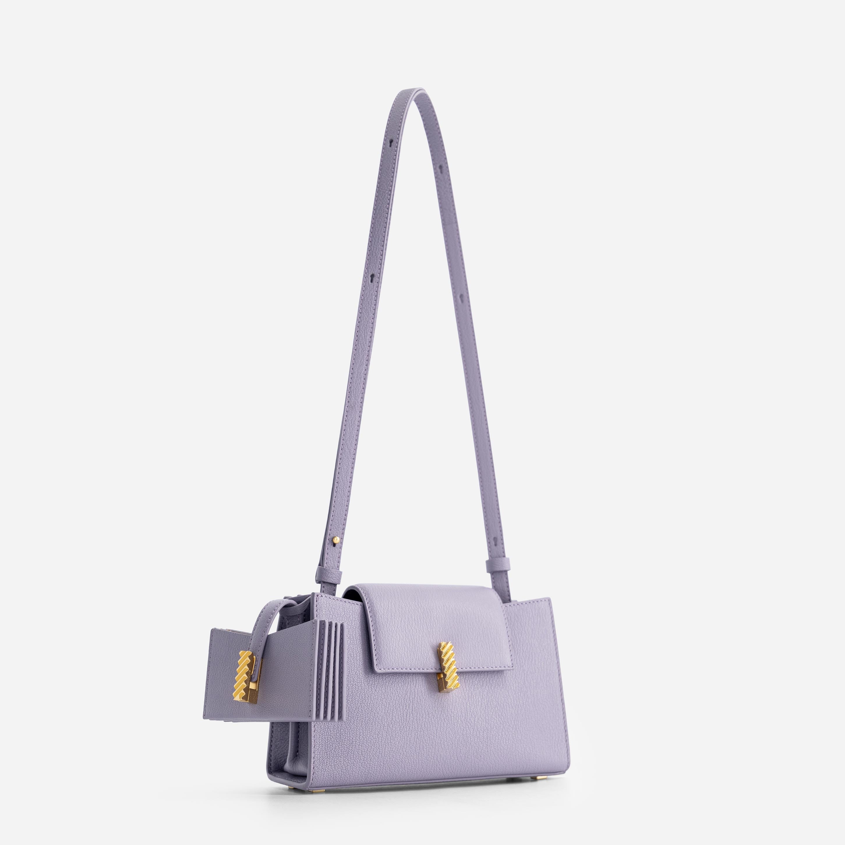 Isla Cardholder - Chèvre Smoky Plum