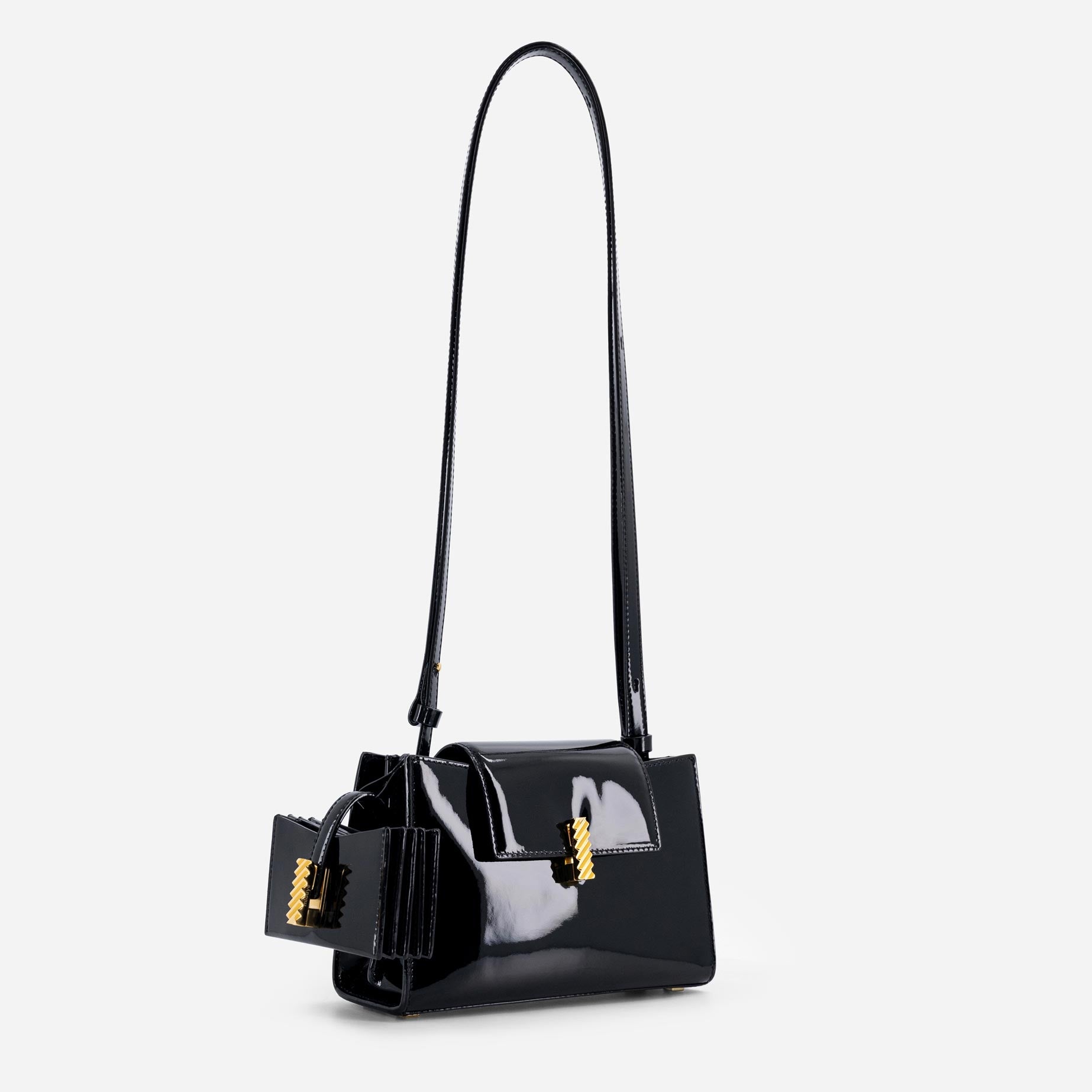 Mini Isla - Patent Black