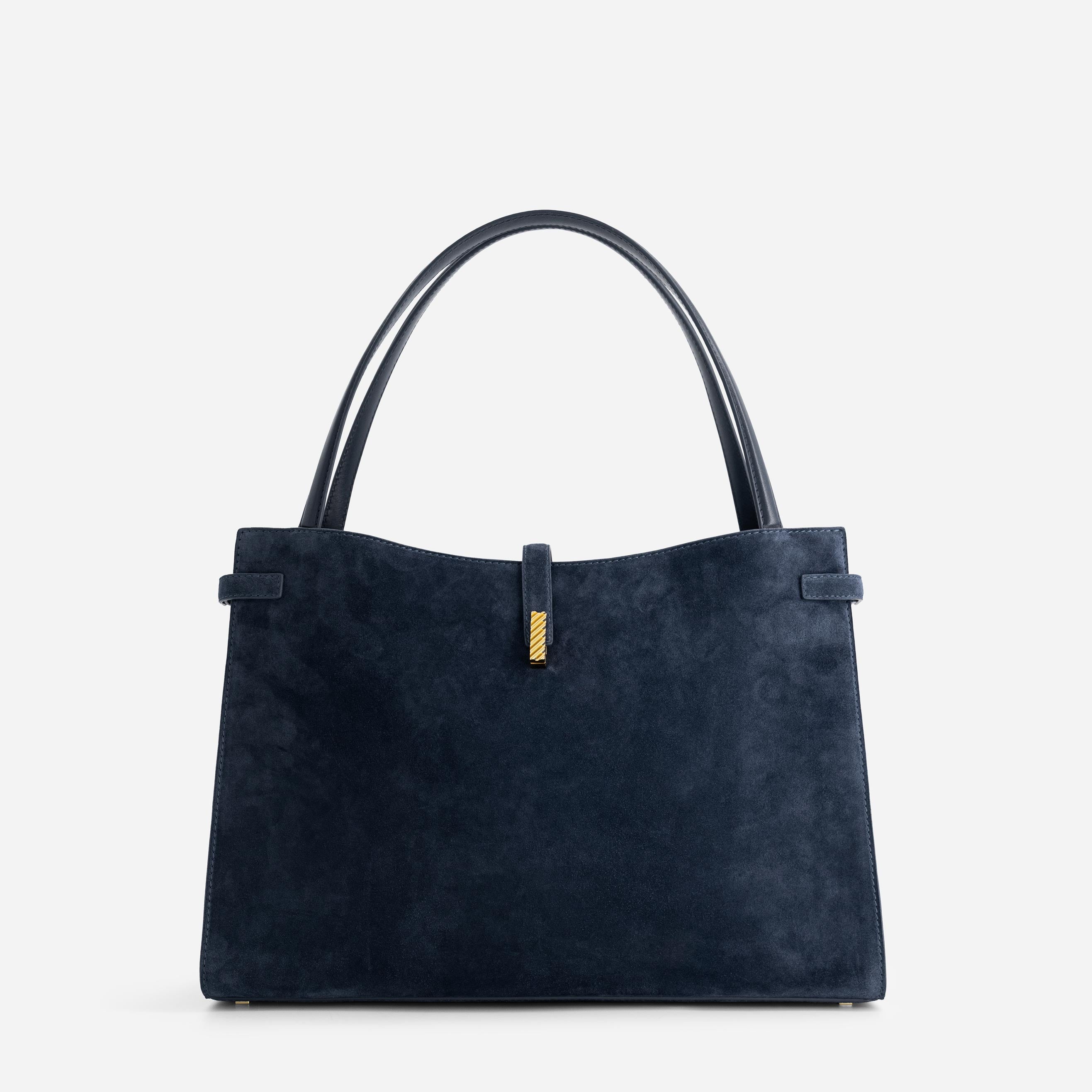 Isla Tote - Suede Marine