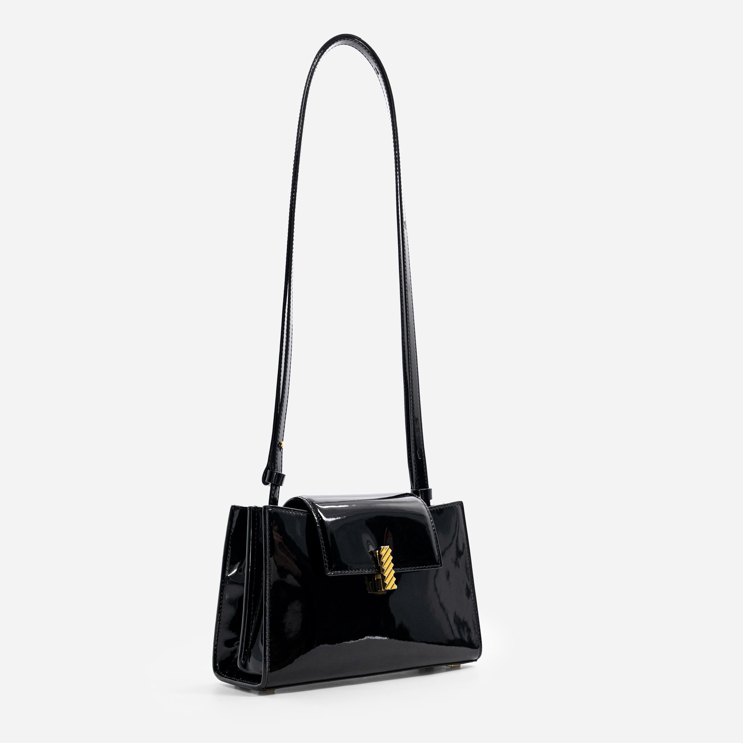 Mini Isla - Patent Black