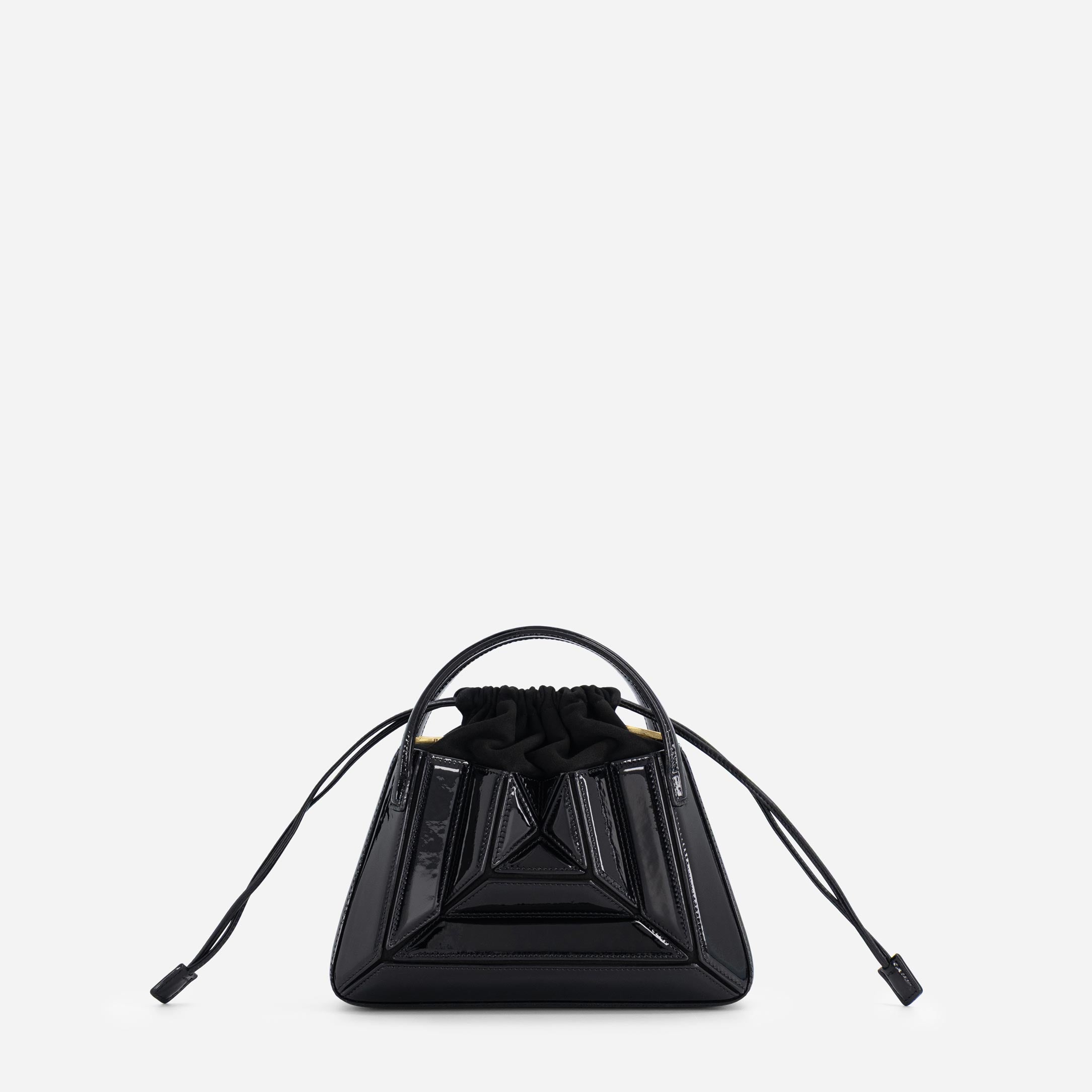 Mini Sera Tote - Patent Black