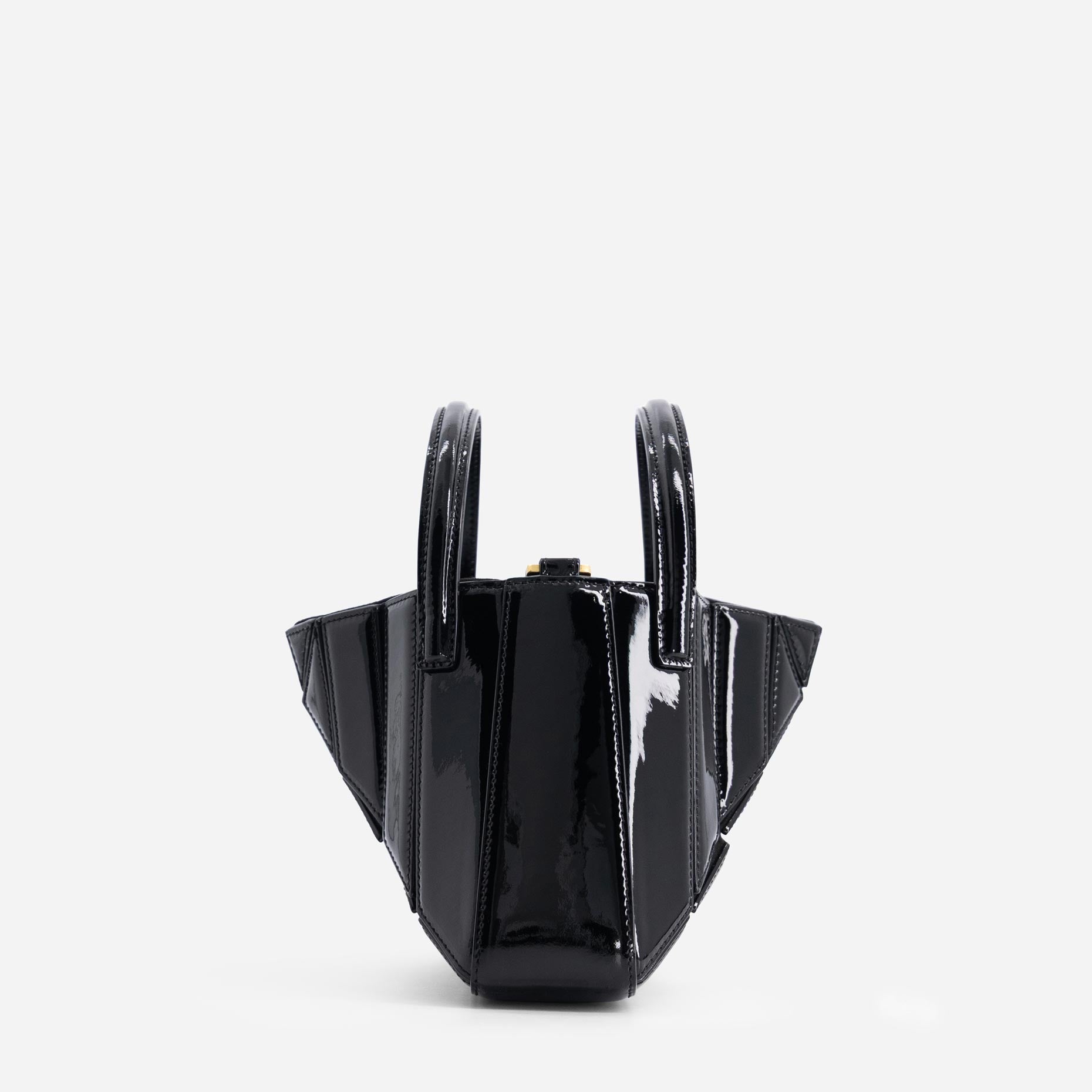 Mini Sera Tote - Patent Black