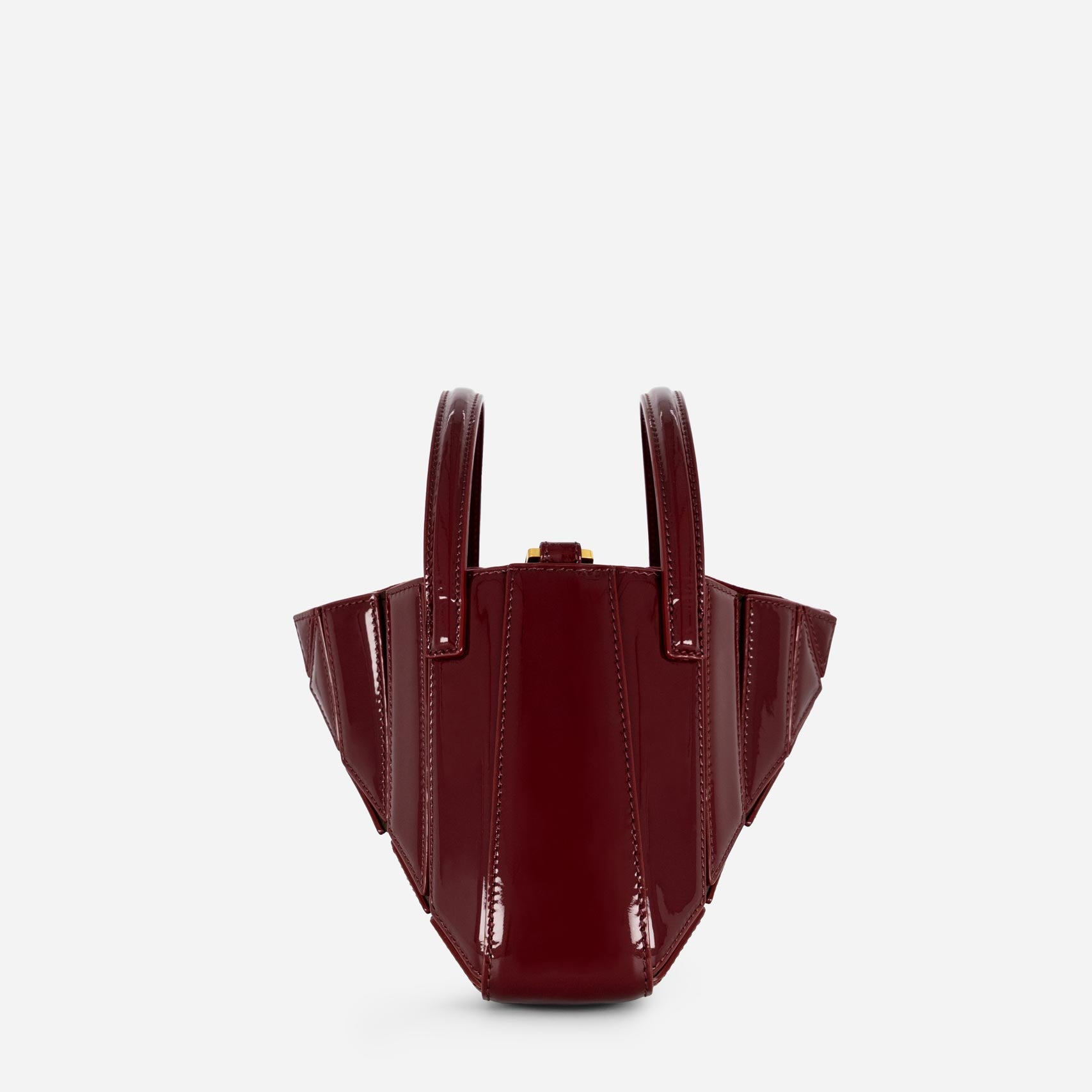 Mini Sera Tote - Patent Bordeaux