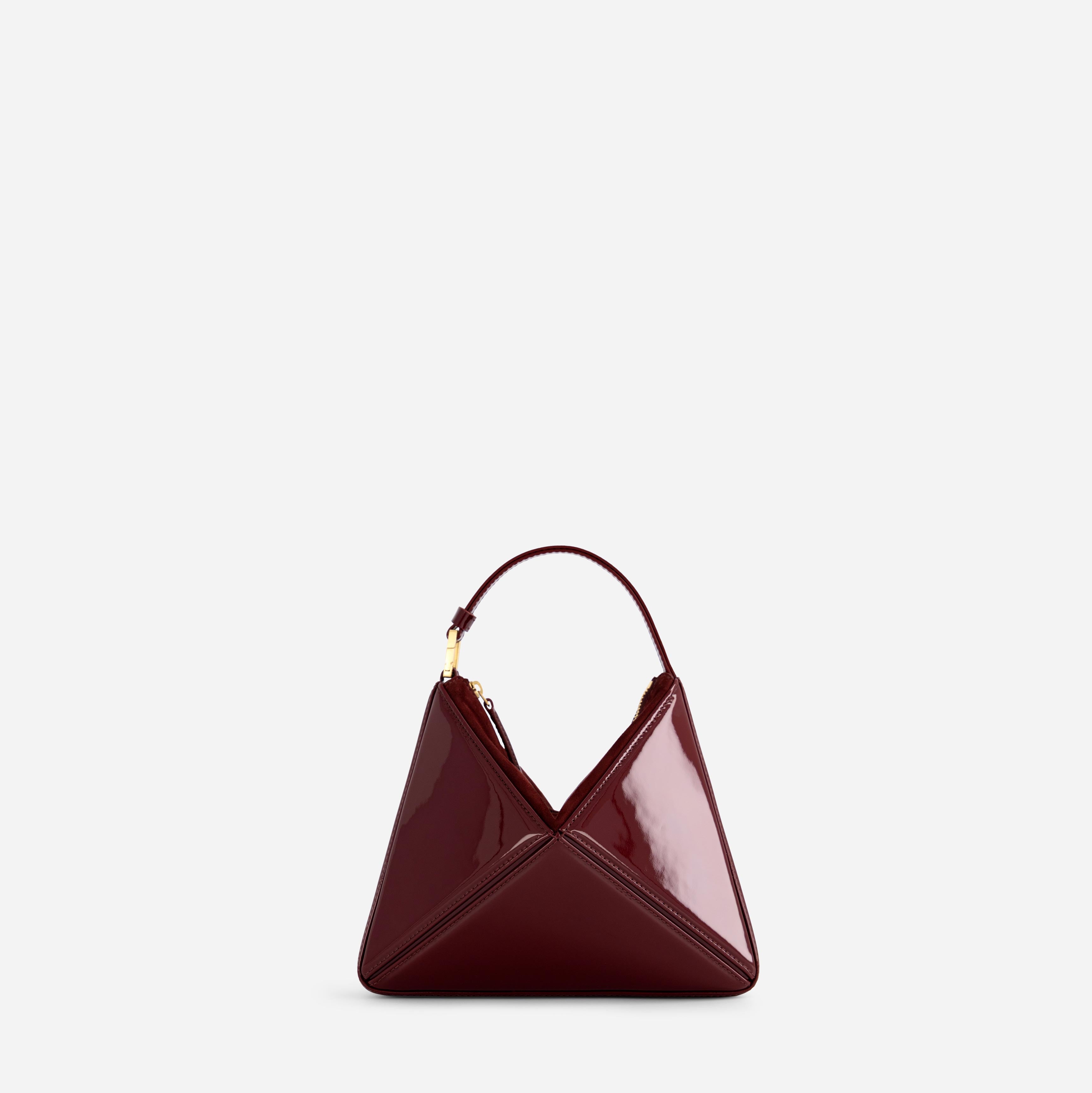 Mini Flex Bag - Patent Bordeaux