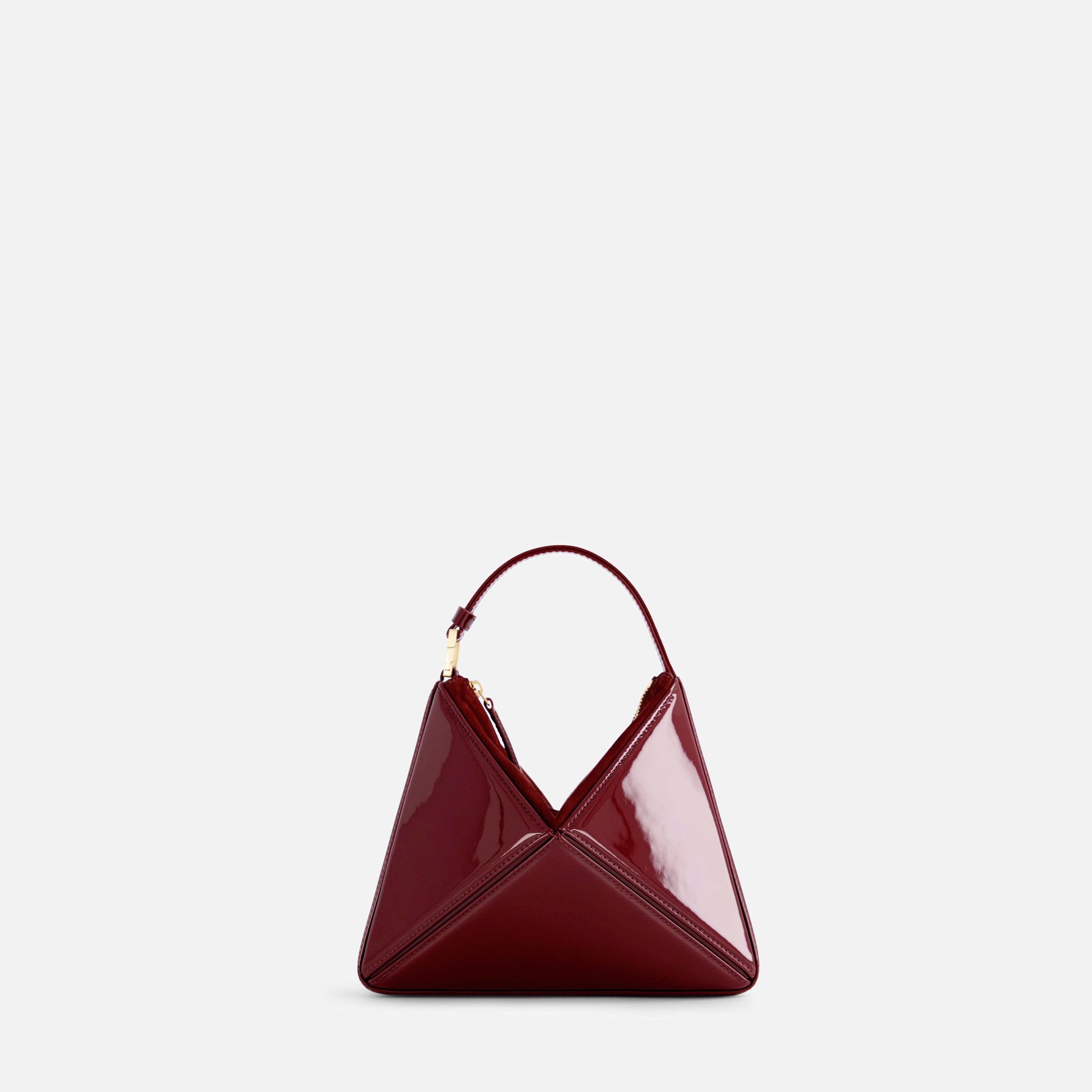 Mini Flex Bag - Patent Bordeaux