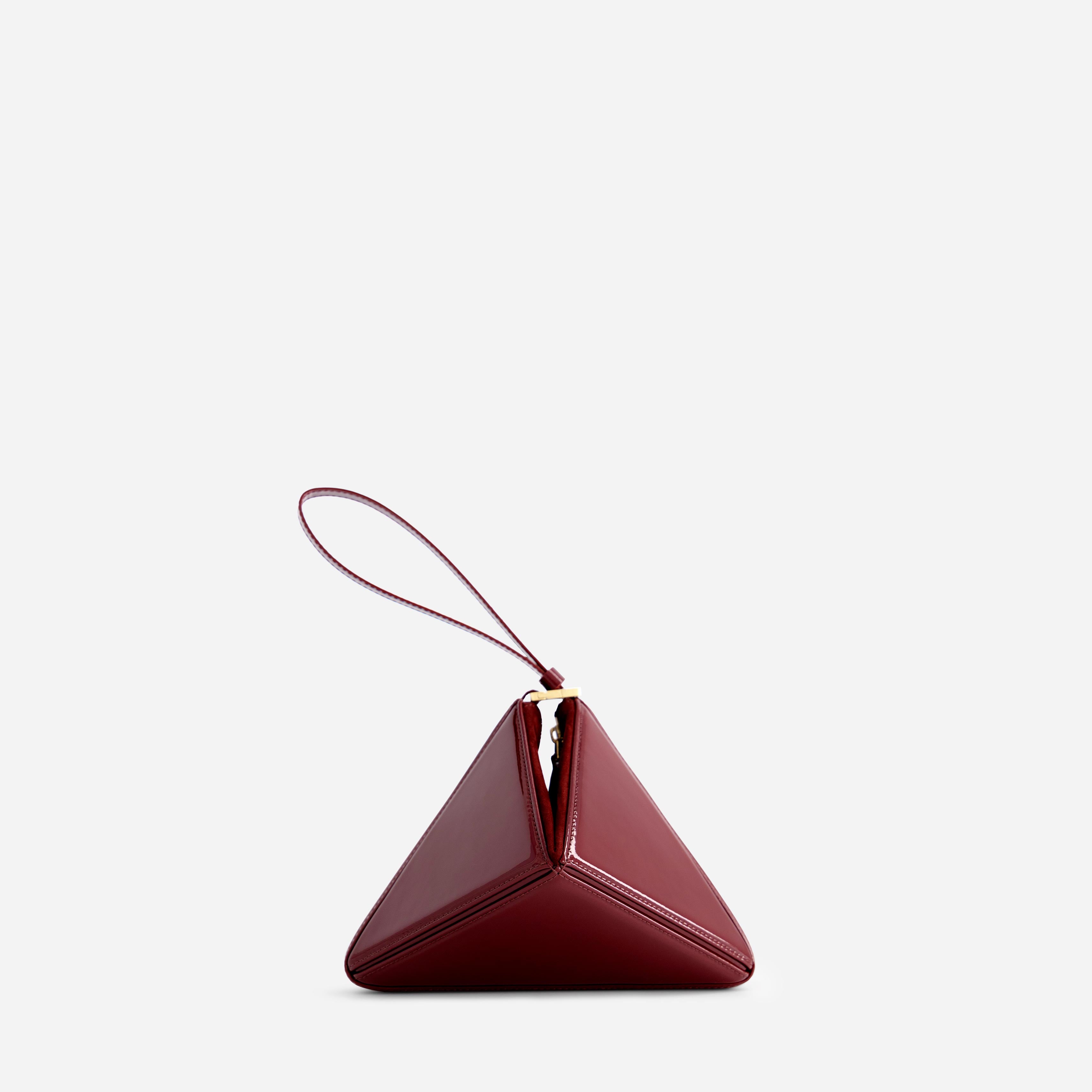 Mini Flex Bag - Patent Bordeaux