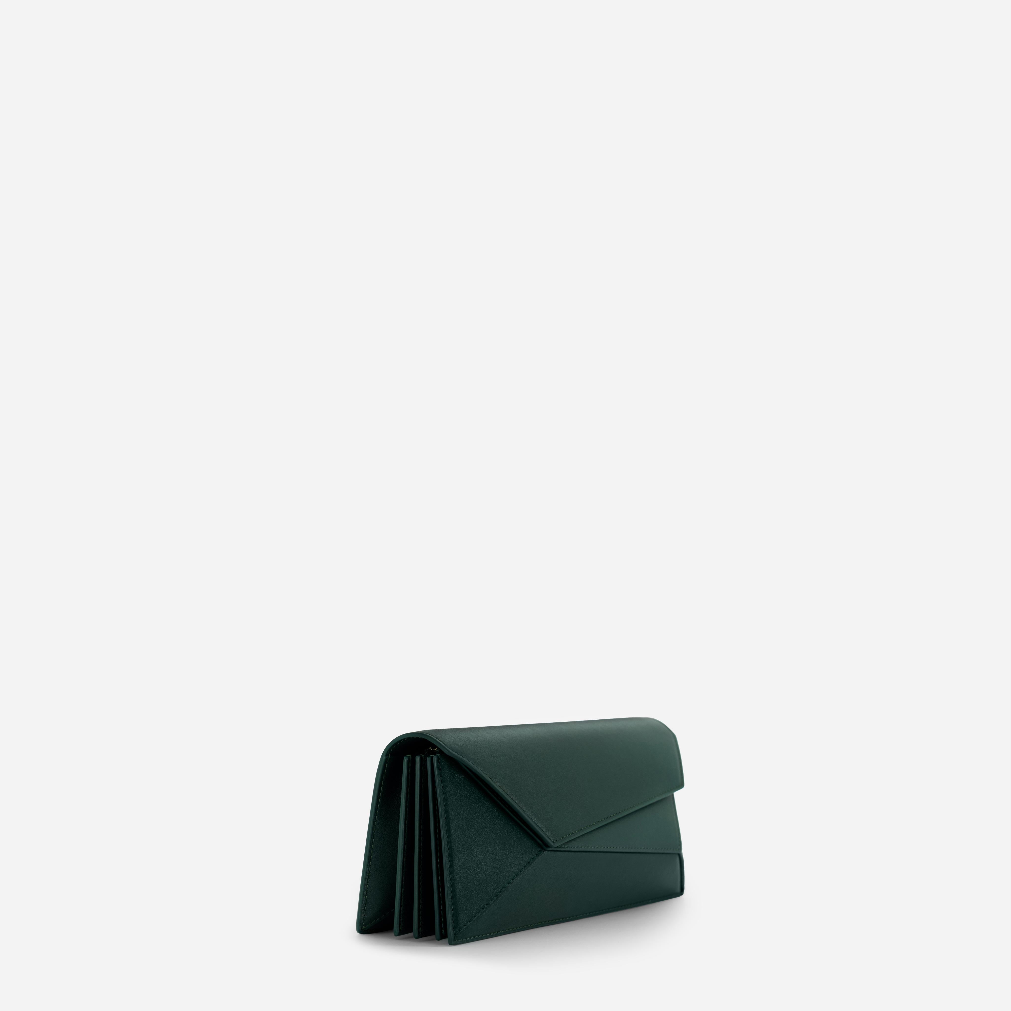 Naomi Long Purse - Duck Green