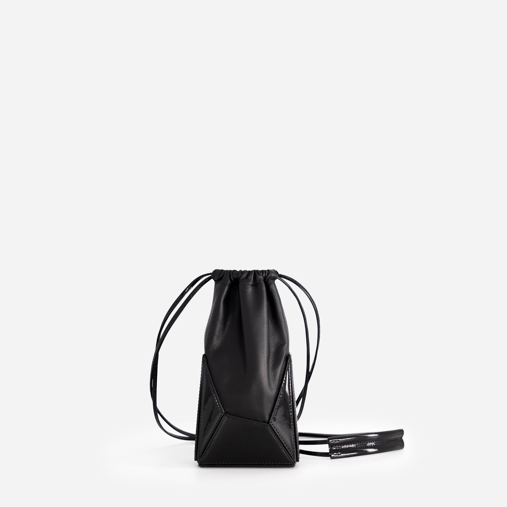 Naomi Phone Pouch - Patent Black