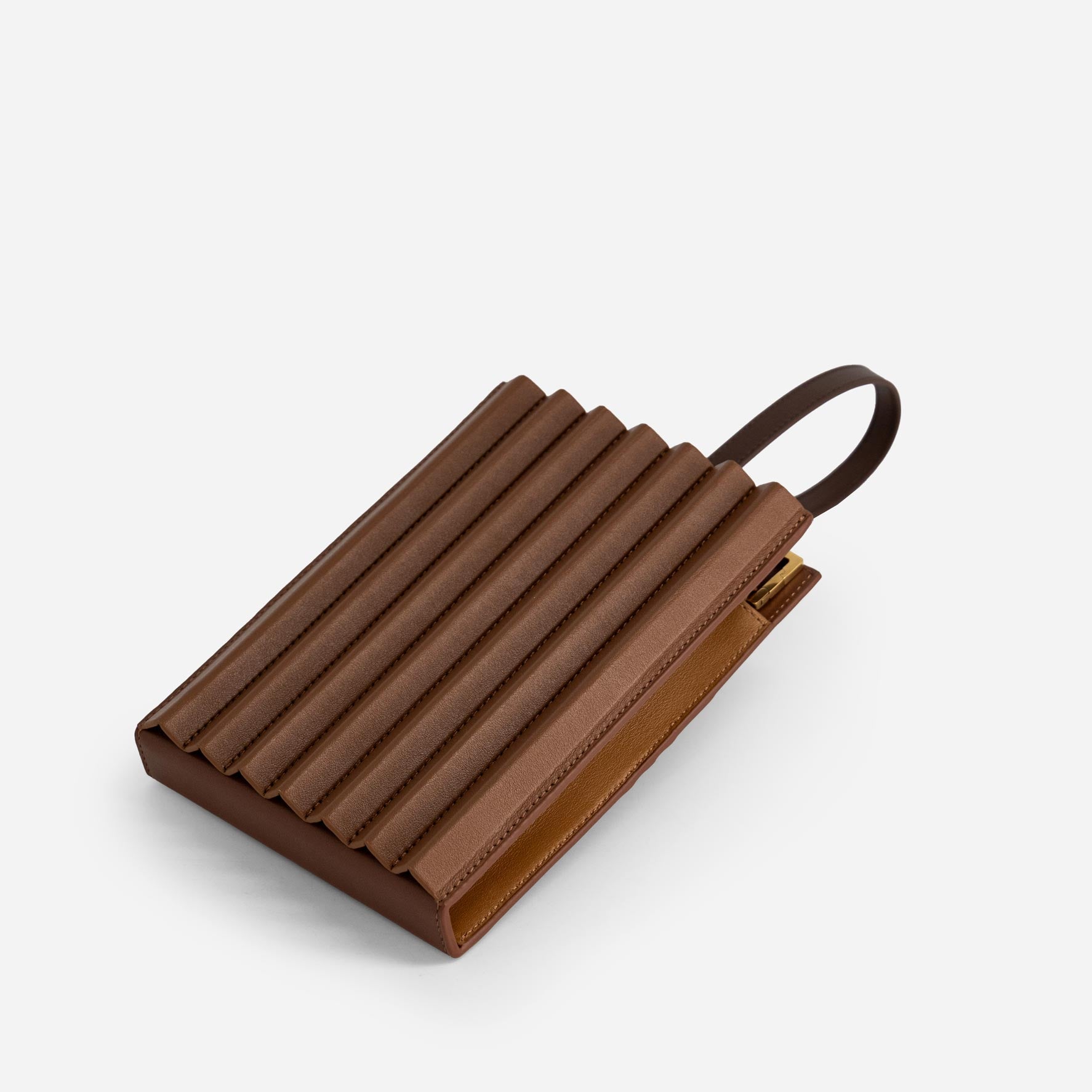 Pleated Tool Bag - Praline