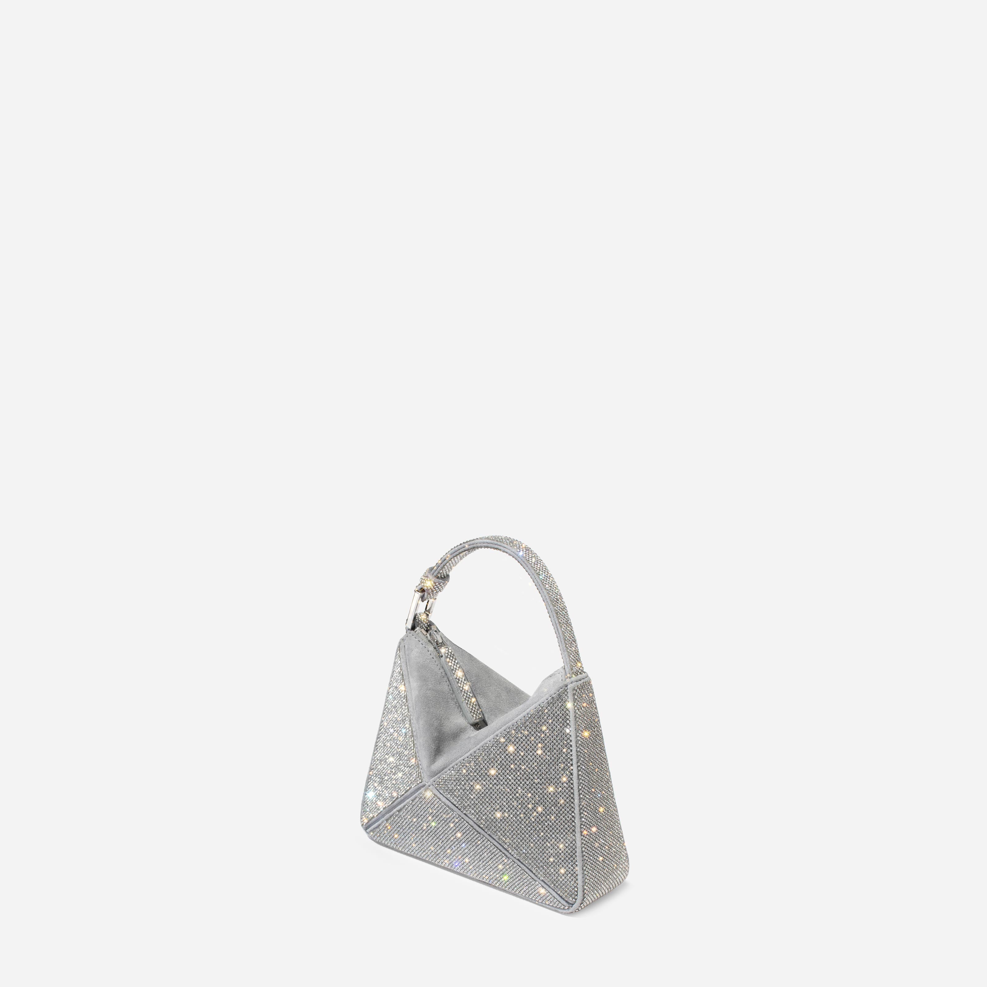 Micro Flex Bag - Crystal with Suede Top