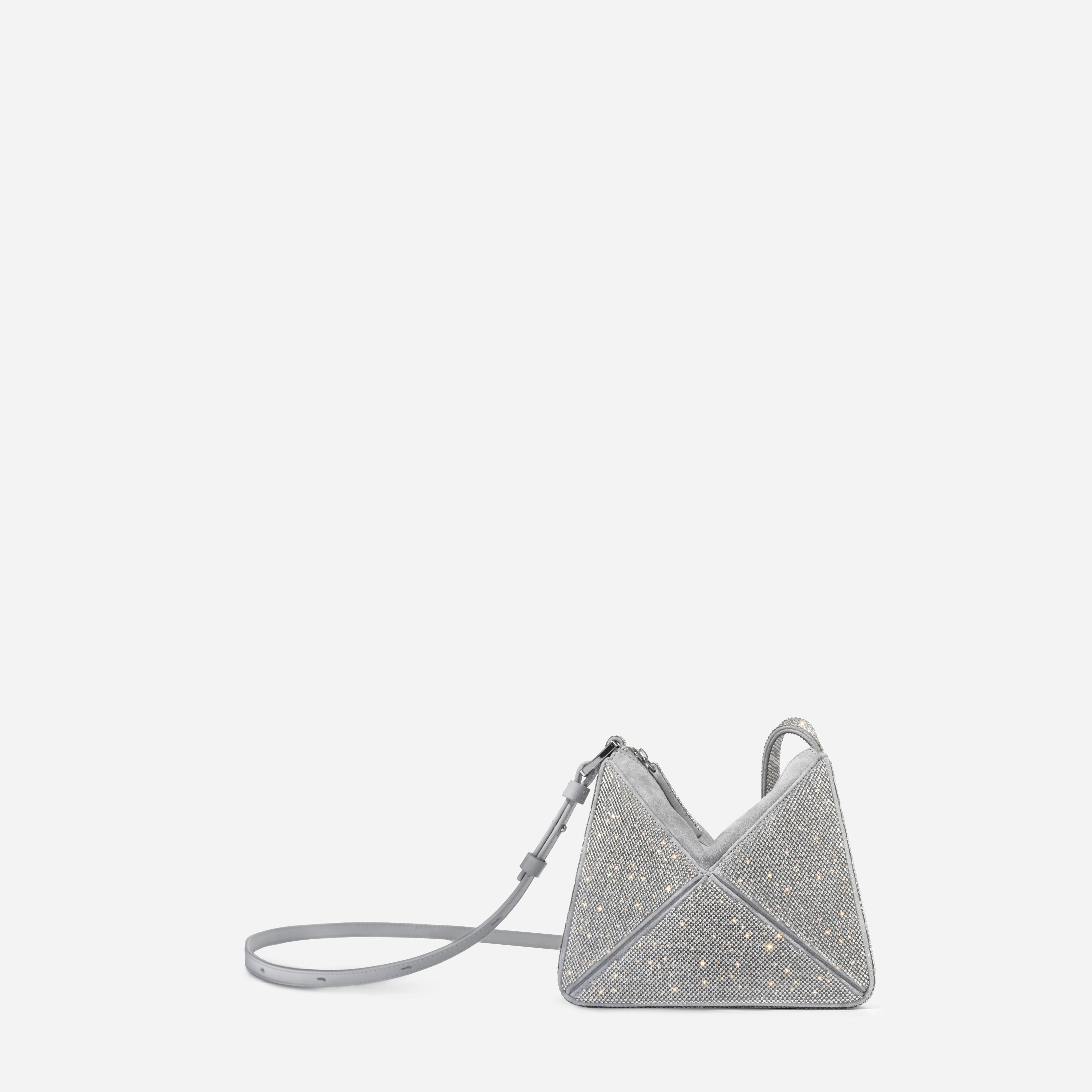 Micro Flex Bag - Crystal with Suede Top