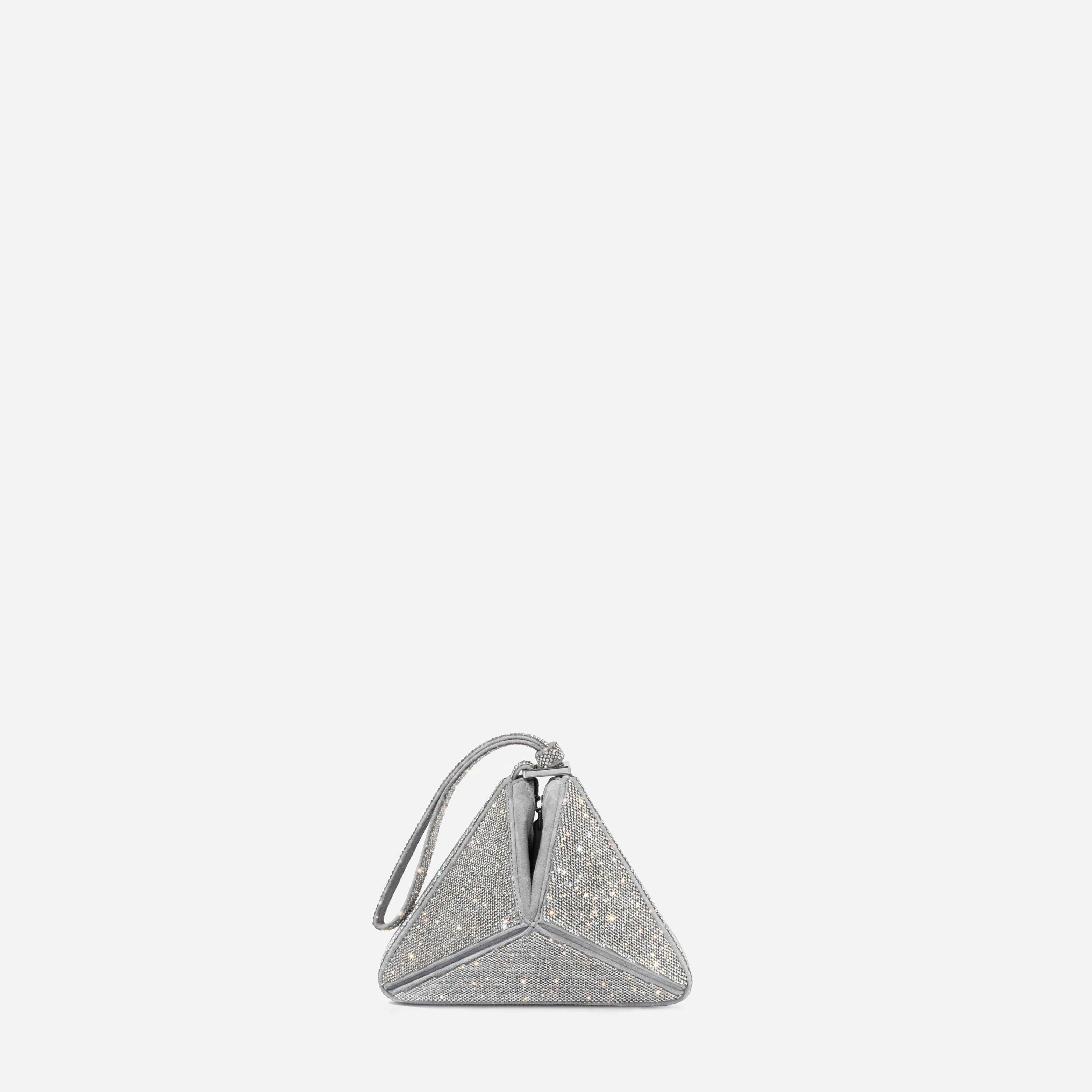 Micro Flex Bag - Crystal with Suede Top