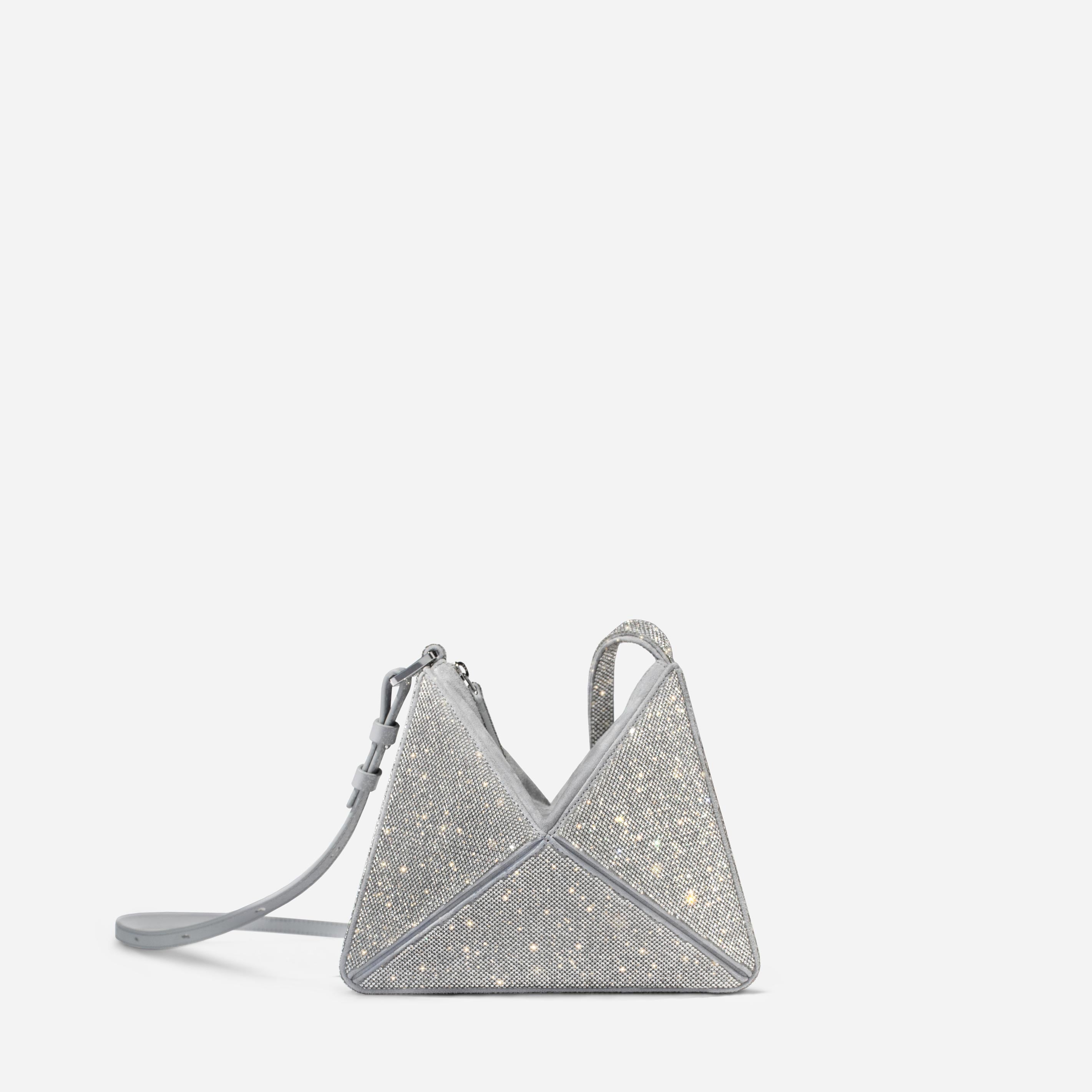 Mini Flex Bag - Crystal with Suede Top