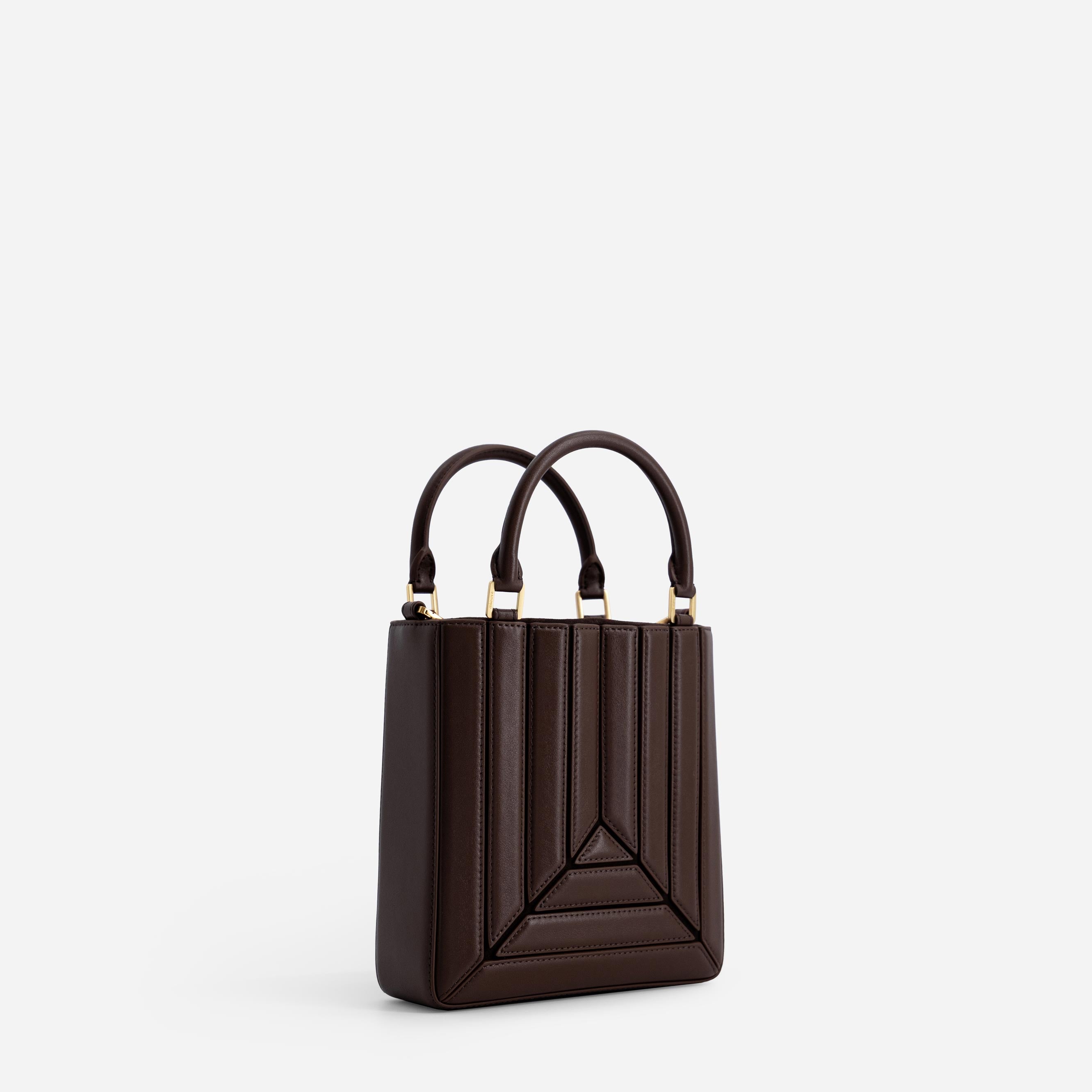 Sera Tall Tote Mini - Espresso