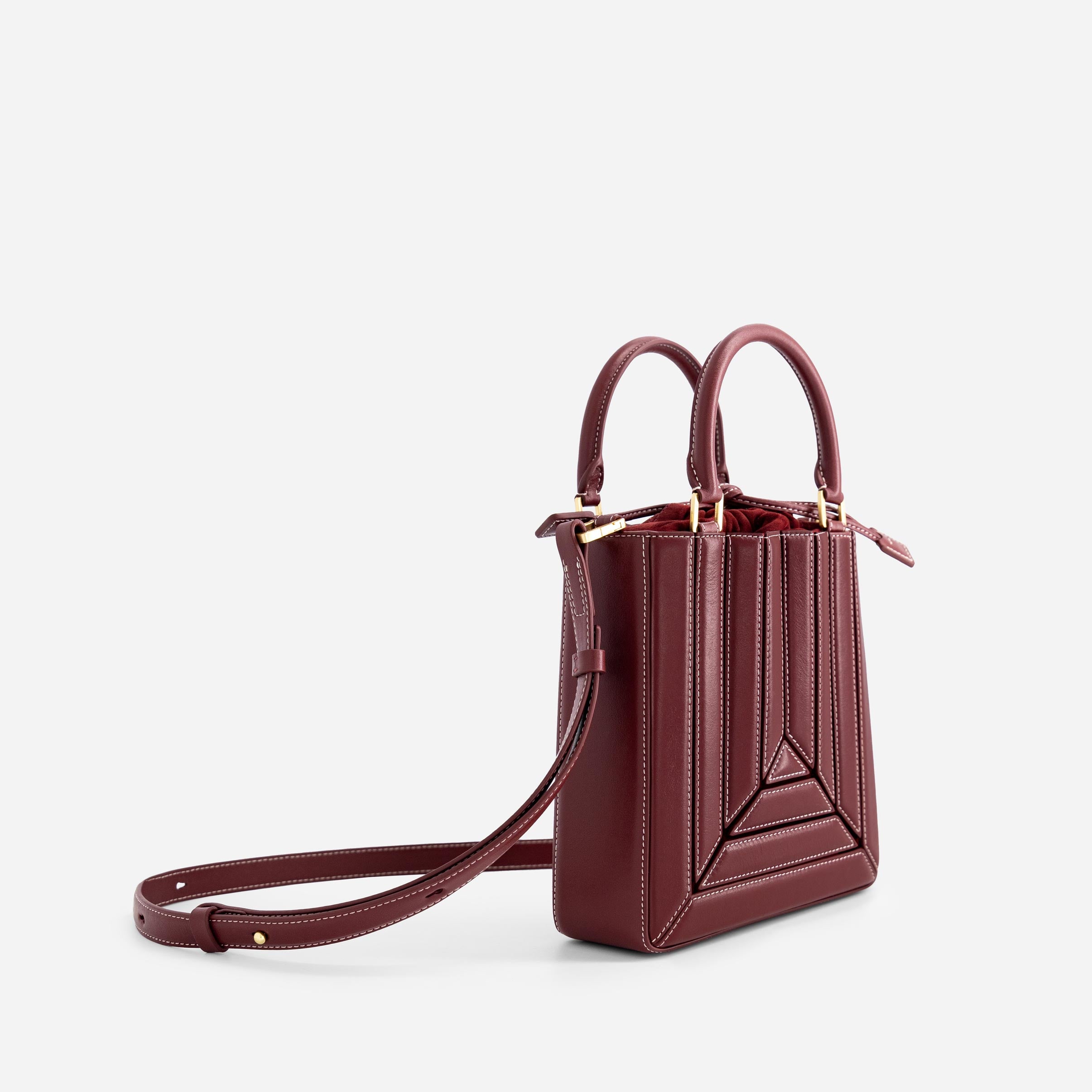 Sera Tall Tote Mini - Bordeaux