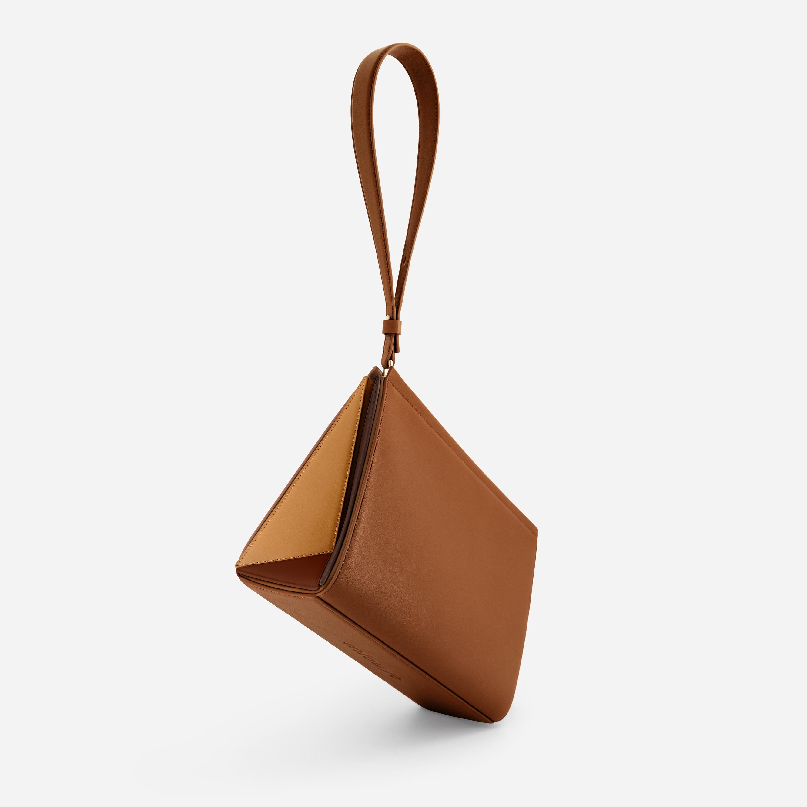 Large Triangle Pouch - Praline