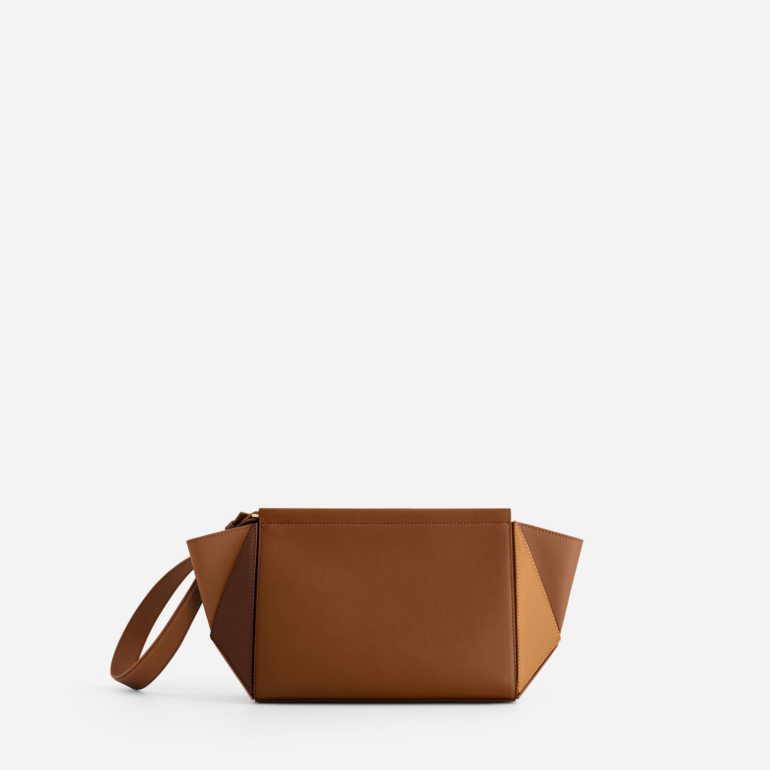 Medium Triangle Pouch - Praline