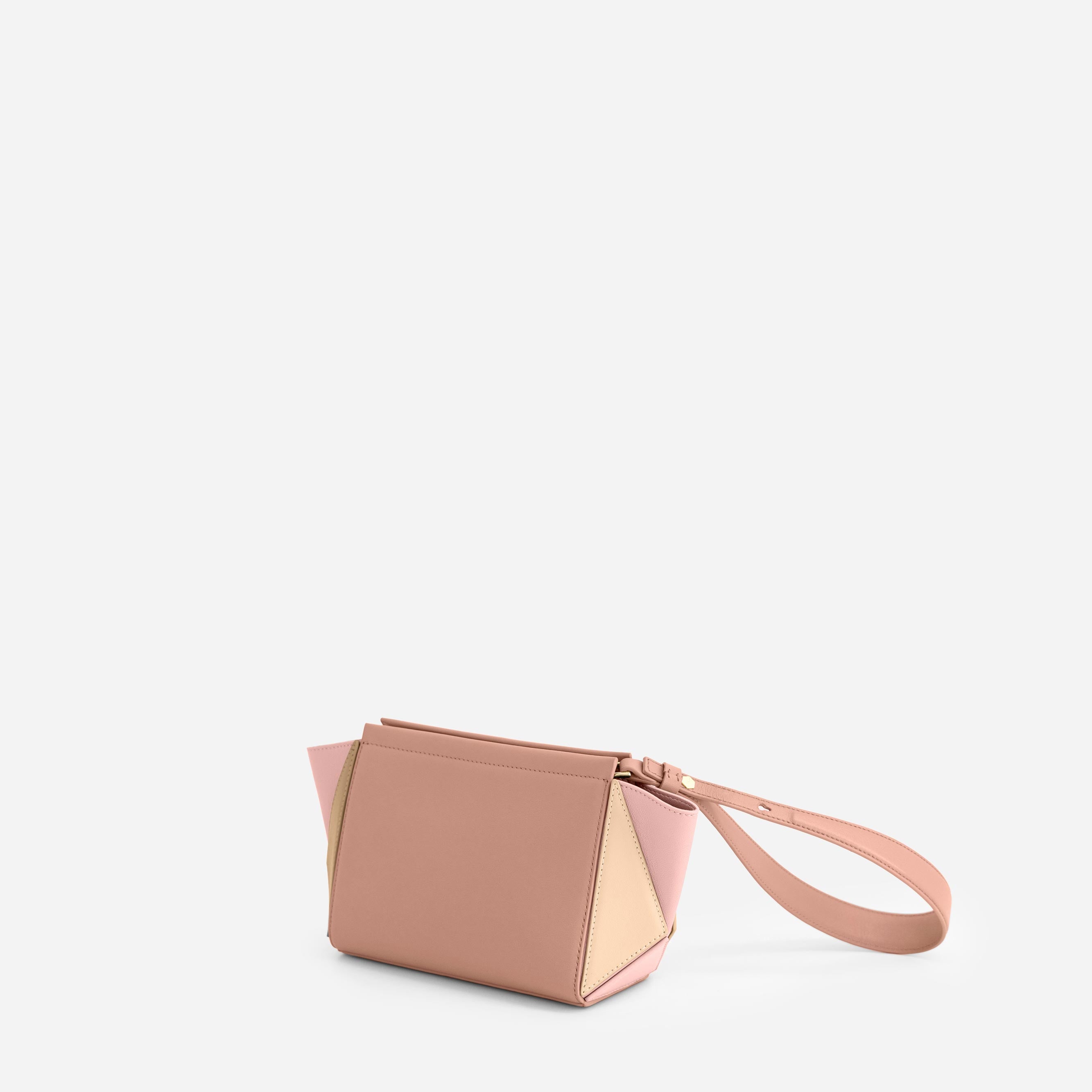 Small Triangle Pouch - Terracotta