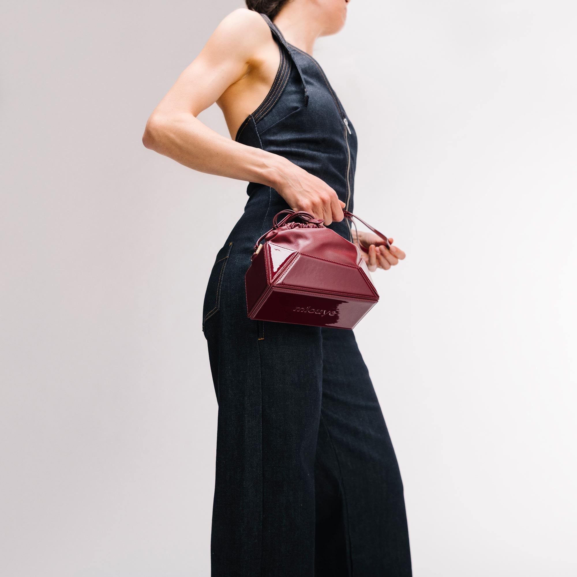 Naomi Pouch - Patent Bordeaux