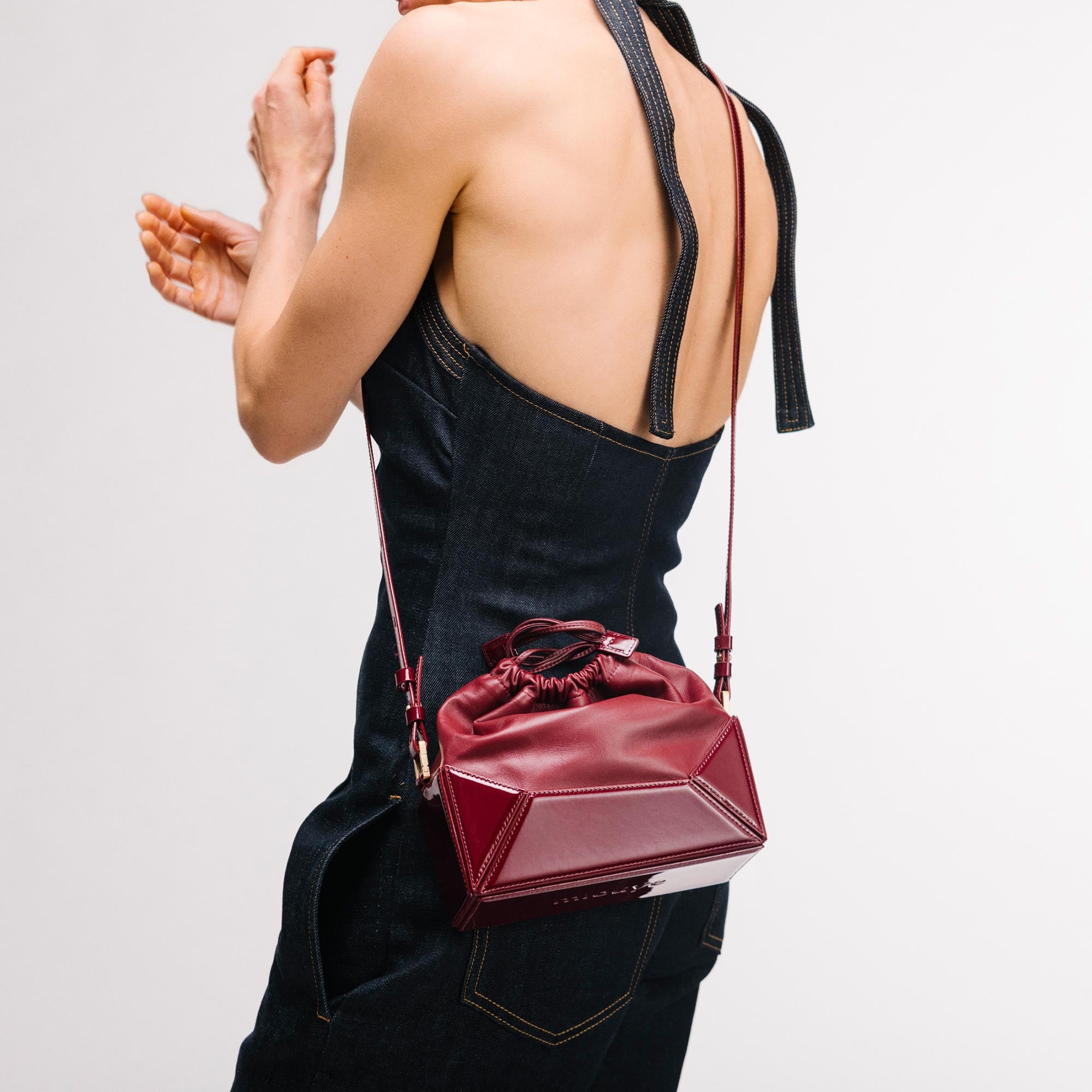 Naomi Pouch - Patent Bordeaux