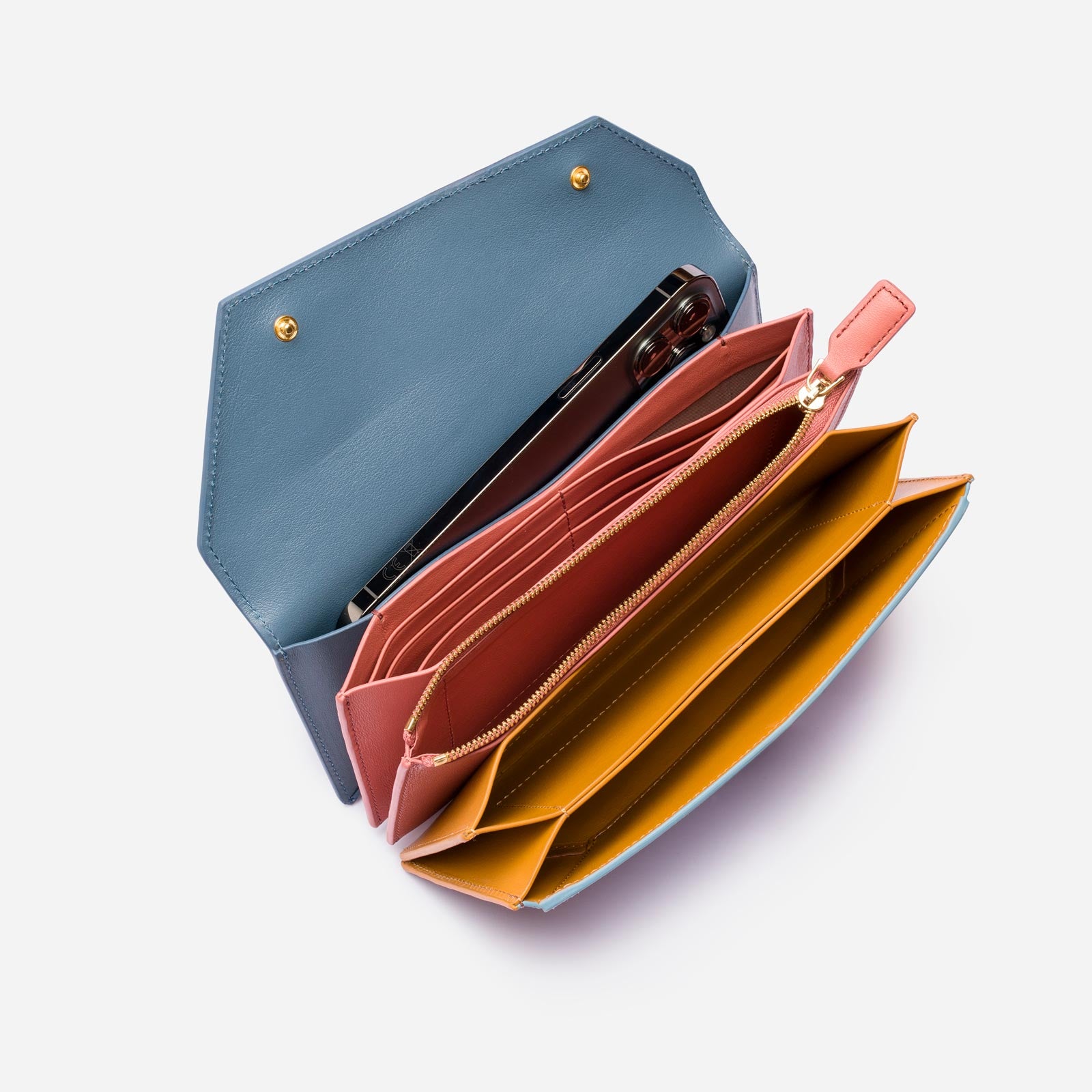 Leather Coin Purse Zipper Card Bag Fashion Long Purse Women | eBay