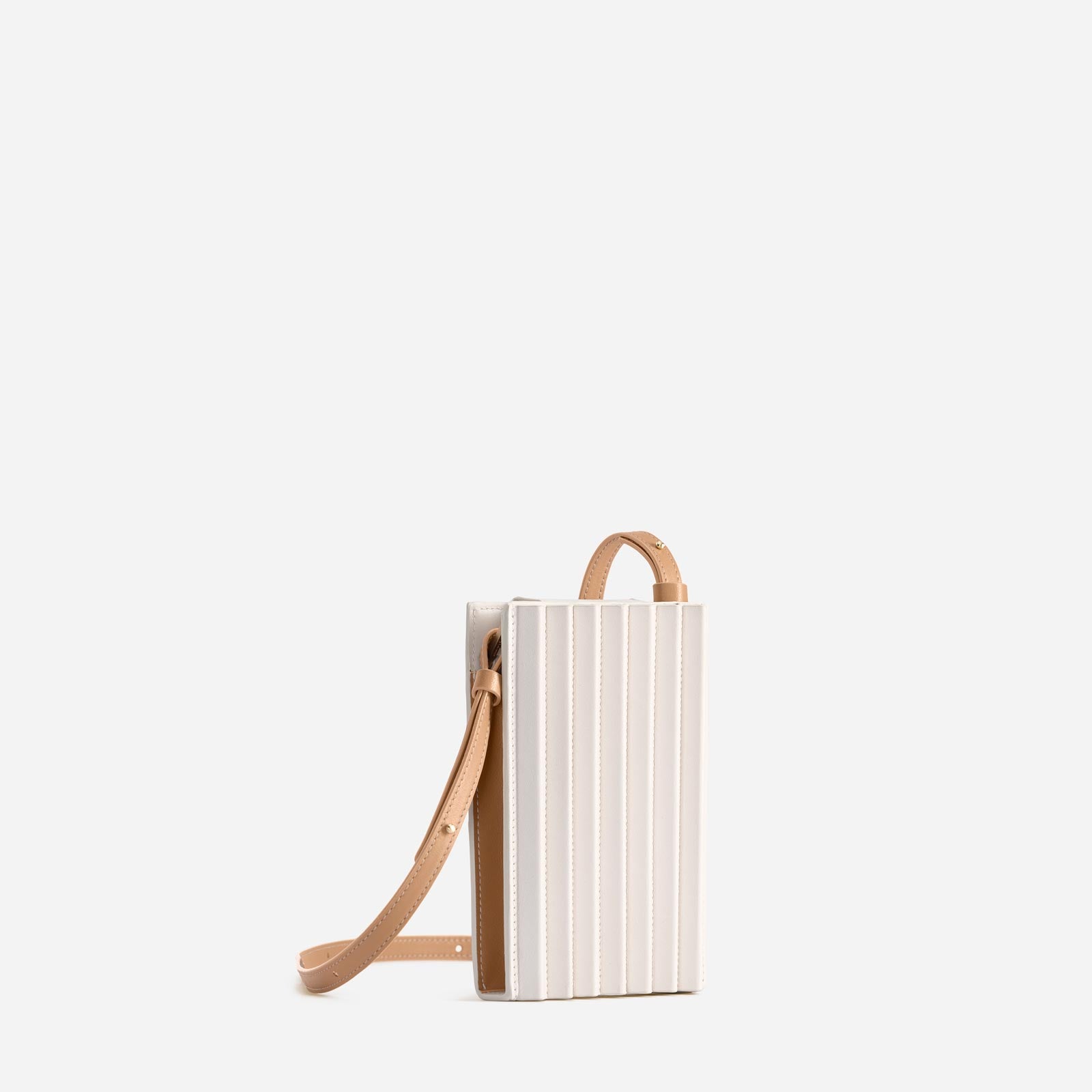 Pleated Tool Bag - Off White